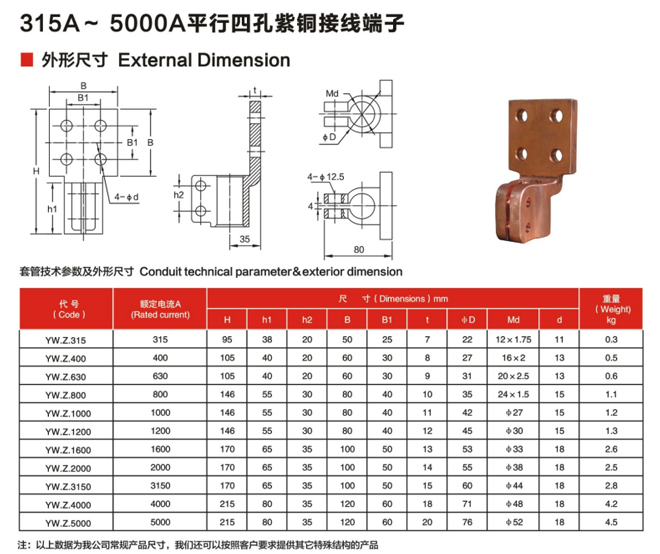 315A~5000A平行四孔紫铜接线端子.jpg